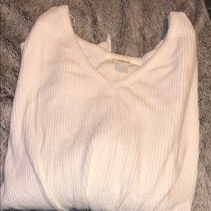 Soft V neck long sleeve
